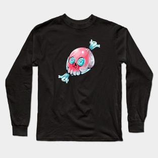 candy skull Long Sleeve T-Shirt